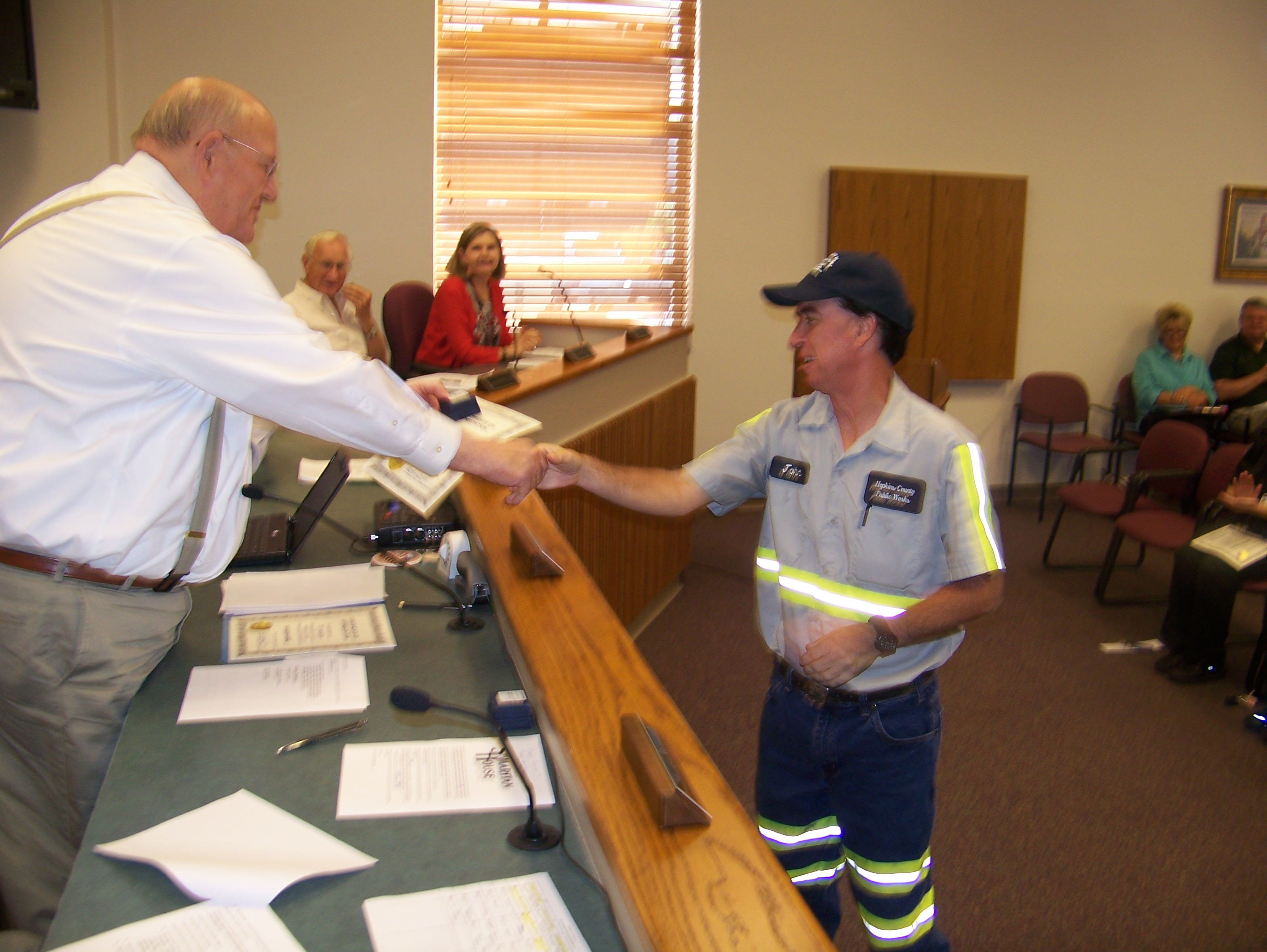 John Holmes - Road Department 15 years